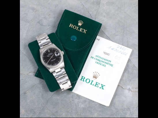 Rolex Datejust 36 Oyster Nero Royal Black Onyx - Rolex Guarantee 16220